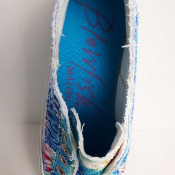 Blowfish Malibu Women Tie Dye Flat Slip On Shoe Sz 7.5 - Picture 10 of 10